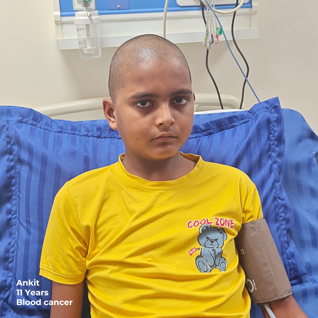 11 Year old Ankit needs your help fighting blood cancer