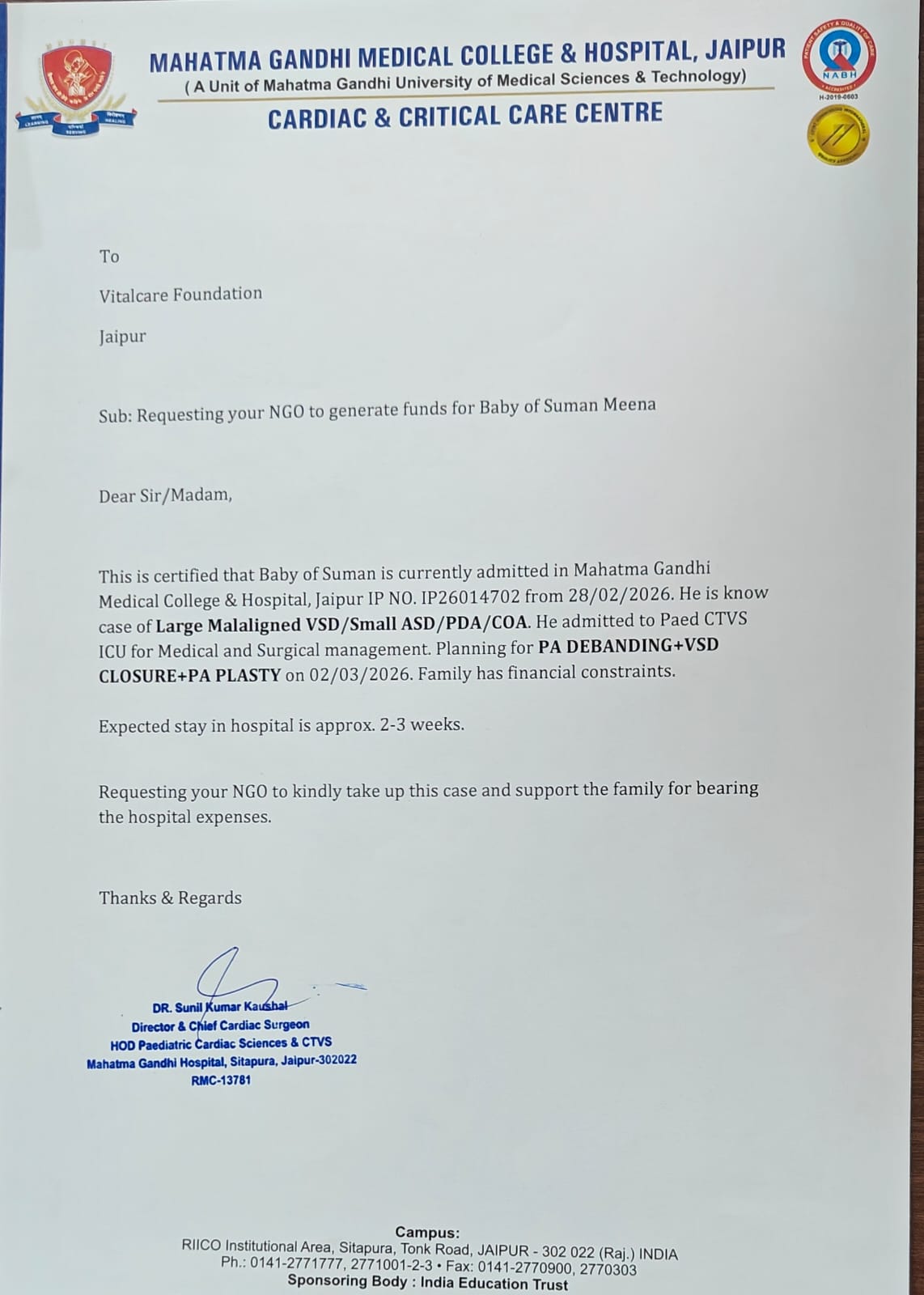 A Little Heart Fighting for Life Save Baby of Suman